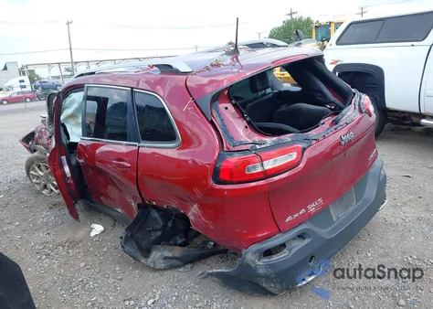 2016 Jeep Cherokee Limited from USA, damaged, VIN 1C4PJMDB6GW349377